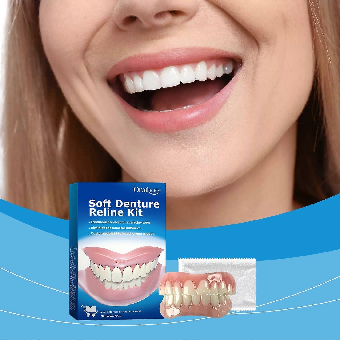 طقم إعادة تأهيل الأسنان من أجل ابتسامة هوليودية Oralhoe™