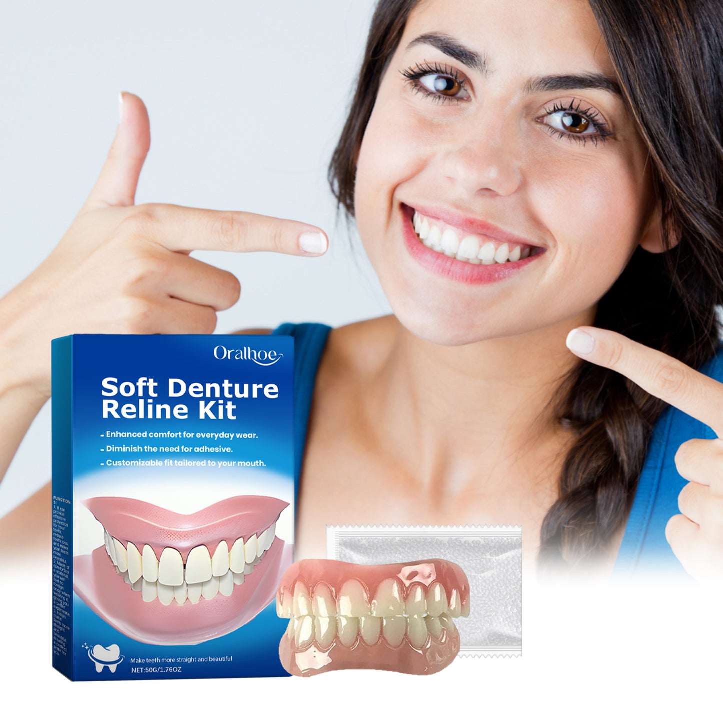 طقم إعادة تأهيل الأسنان من أجل ابتسامة هوليودية Oralhoe™