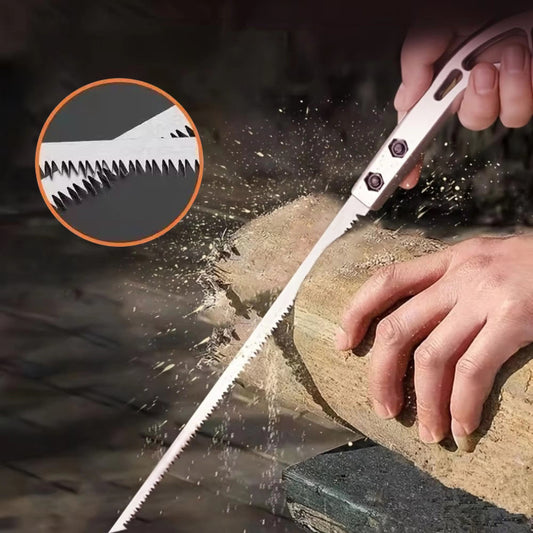 منشار تقليم بقبضة مريحة و بأسنان ثلاثية حادة - قطع سريع ودقيق